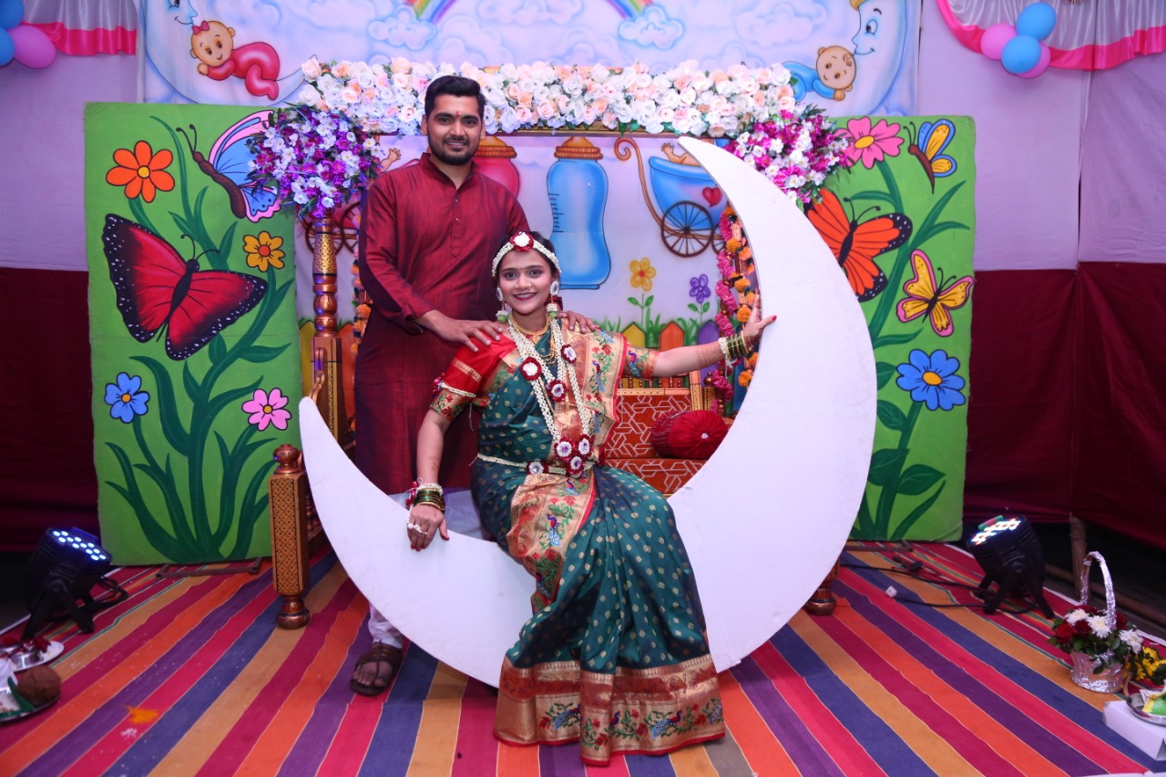 Shree Sai Zula Rent Baby Shower Dohale Jevan in Narsala,Nagpur - Best  Balloon Decorators in Nagpur - Justdial